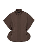 Brown vest on a white background