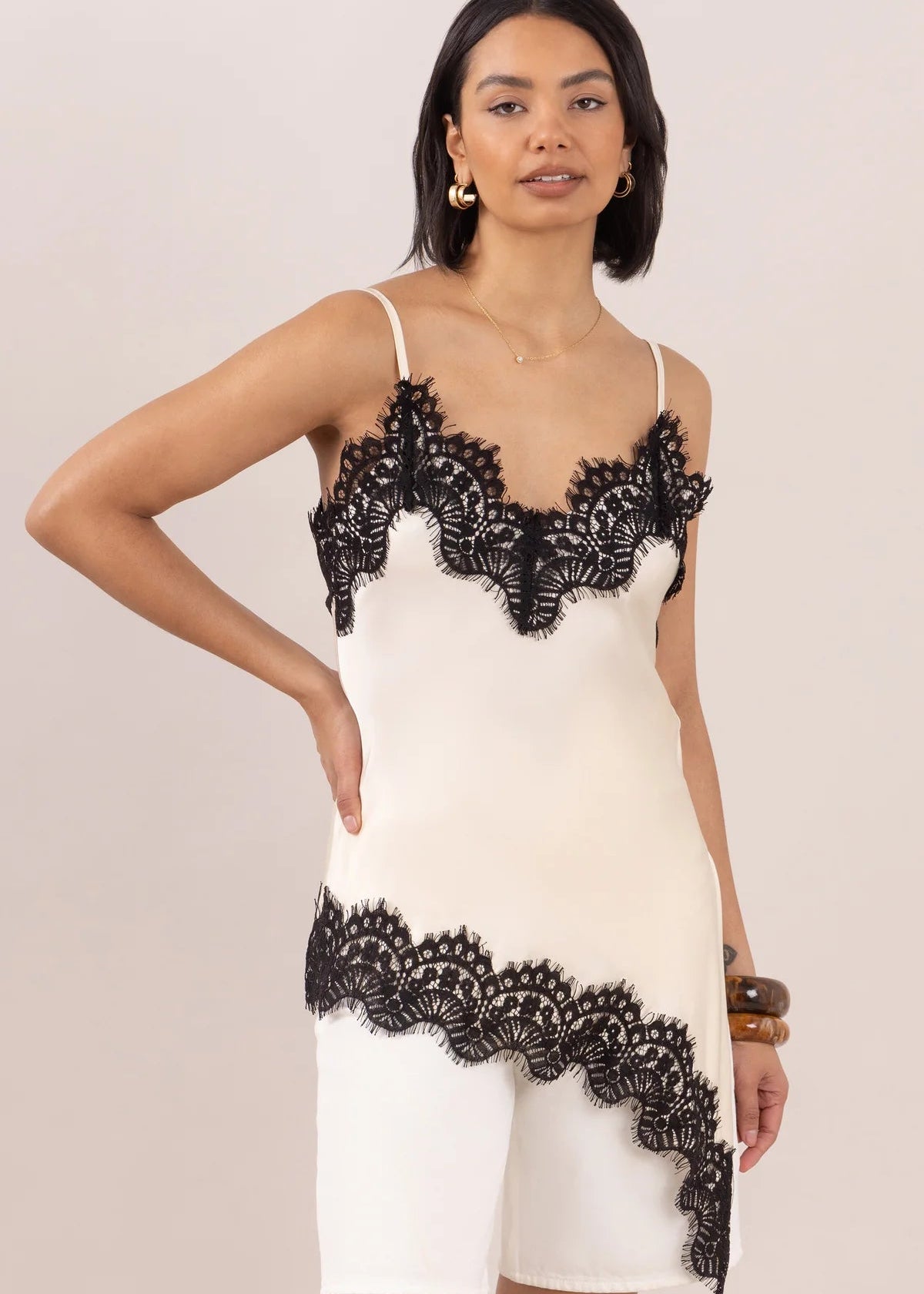 Blake Top Lace - Cream