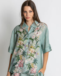 Eva Short Sleeve Shirt - Sage Amour