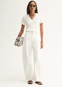 Landon Knit Top White