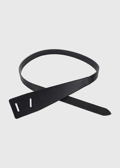 Black belt on a light grey background