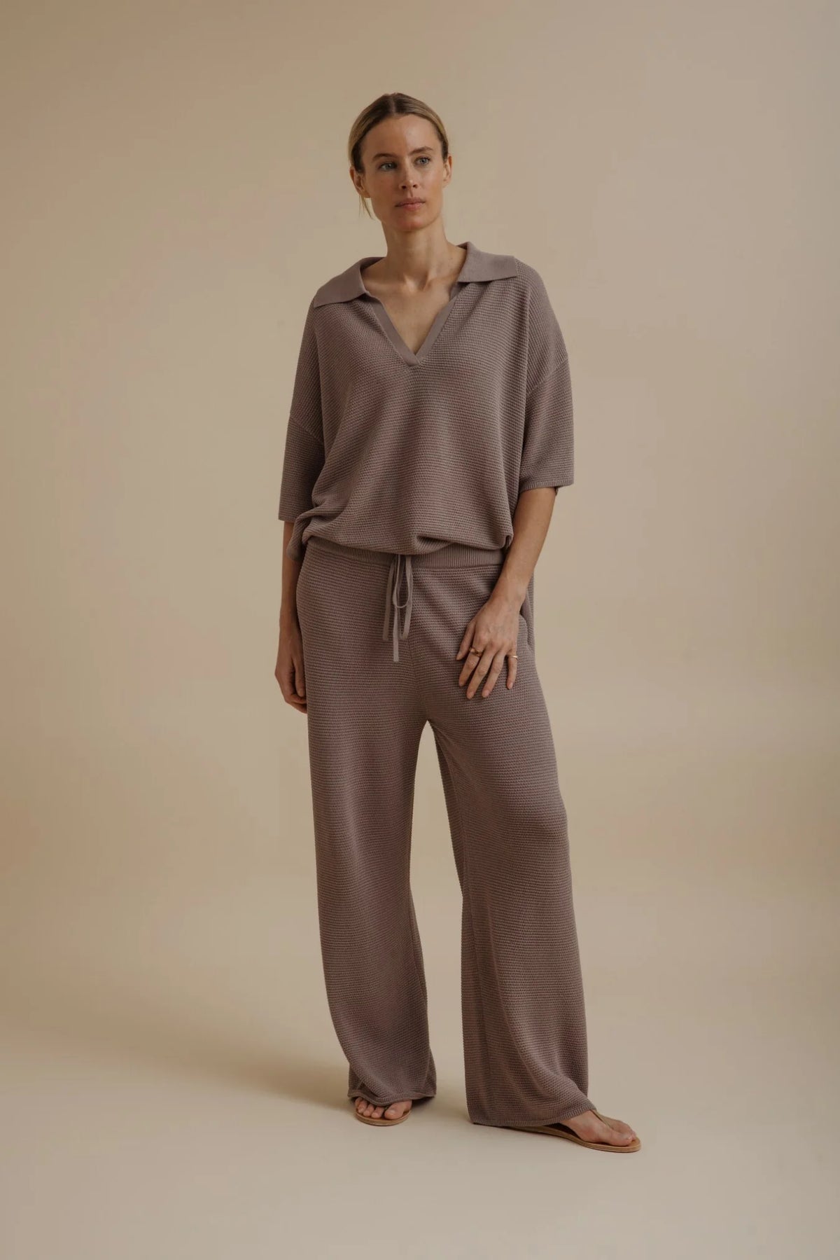 Lattice Cruise Pullover - Husk