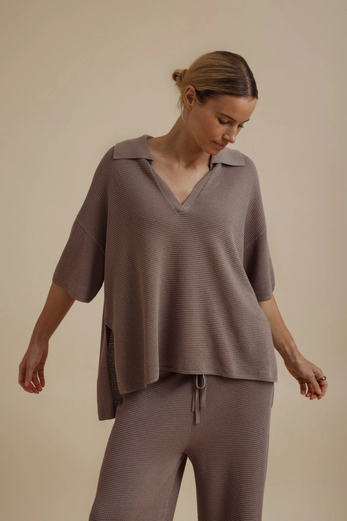 Lattice Cruise Pullover - Husk