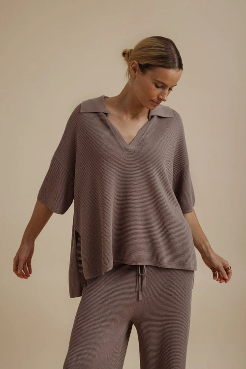 Lattice Cruise Pullover - Husk