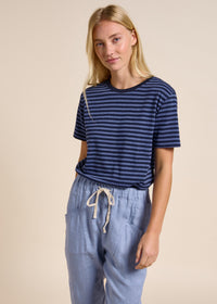 Lola Stripe Tee Blue & Navy