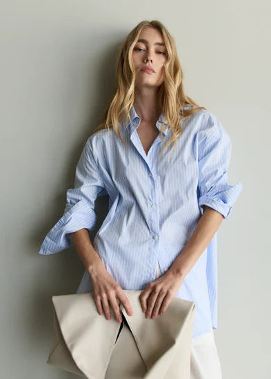 Florence Shirt Light Blue Stripe
