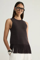 Miles Knit Top - Chocolate