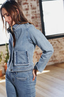 Kireina Mila Jacket - 70s Blue
