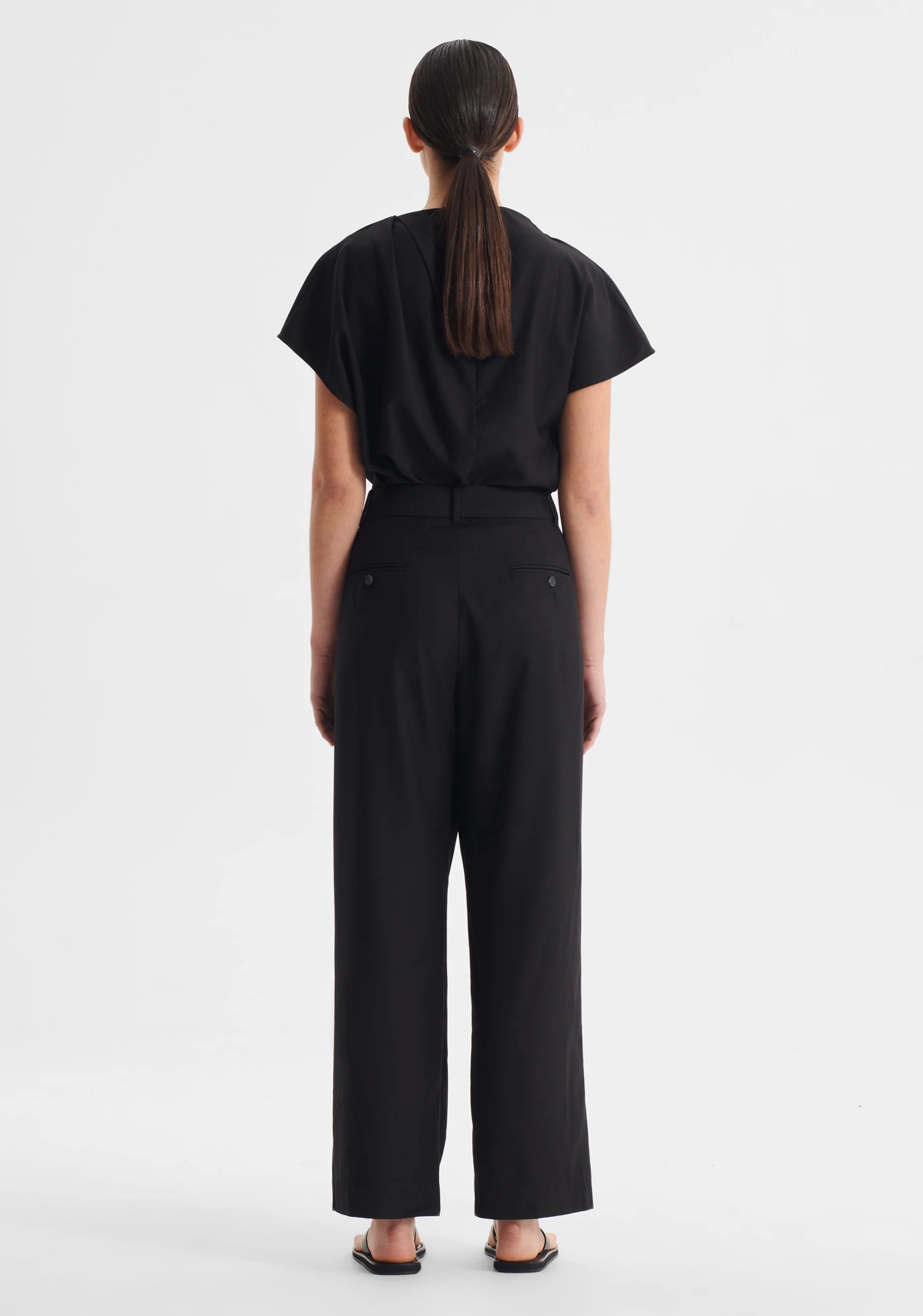 Sebastian Wrap Pant Black