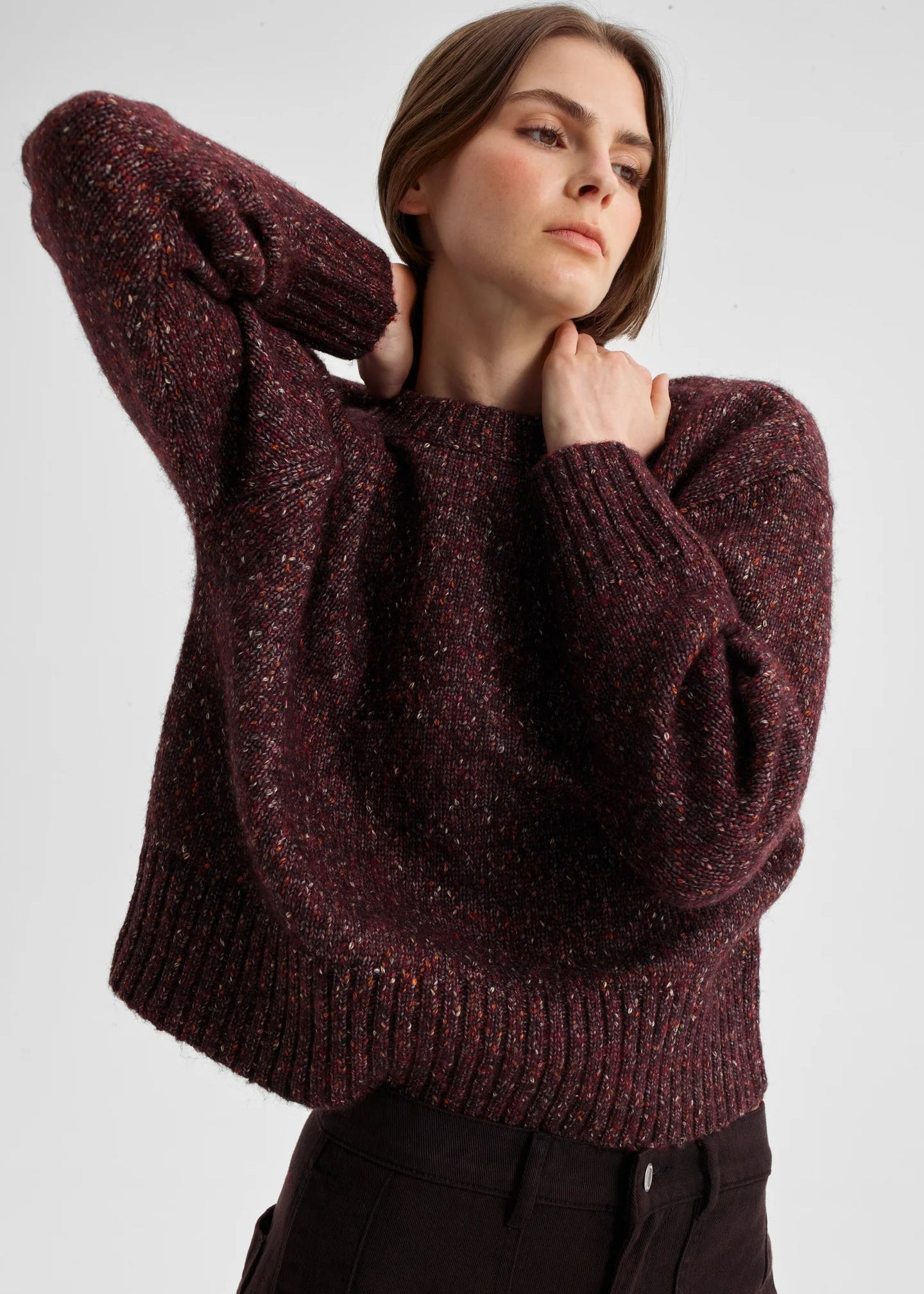 Zoe Knit Pullover - Boysenberry