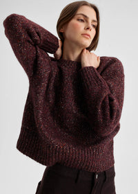 Zoe Knit Pullover - Boysenberry