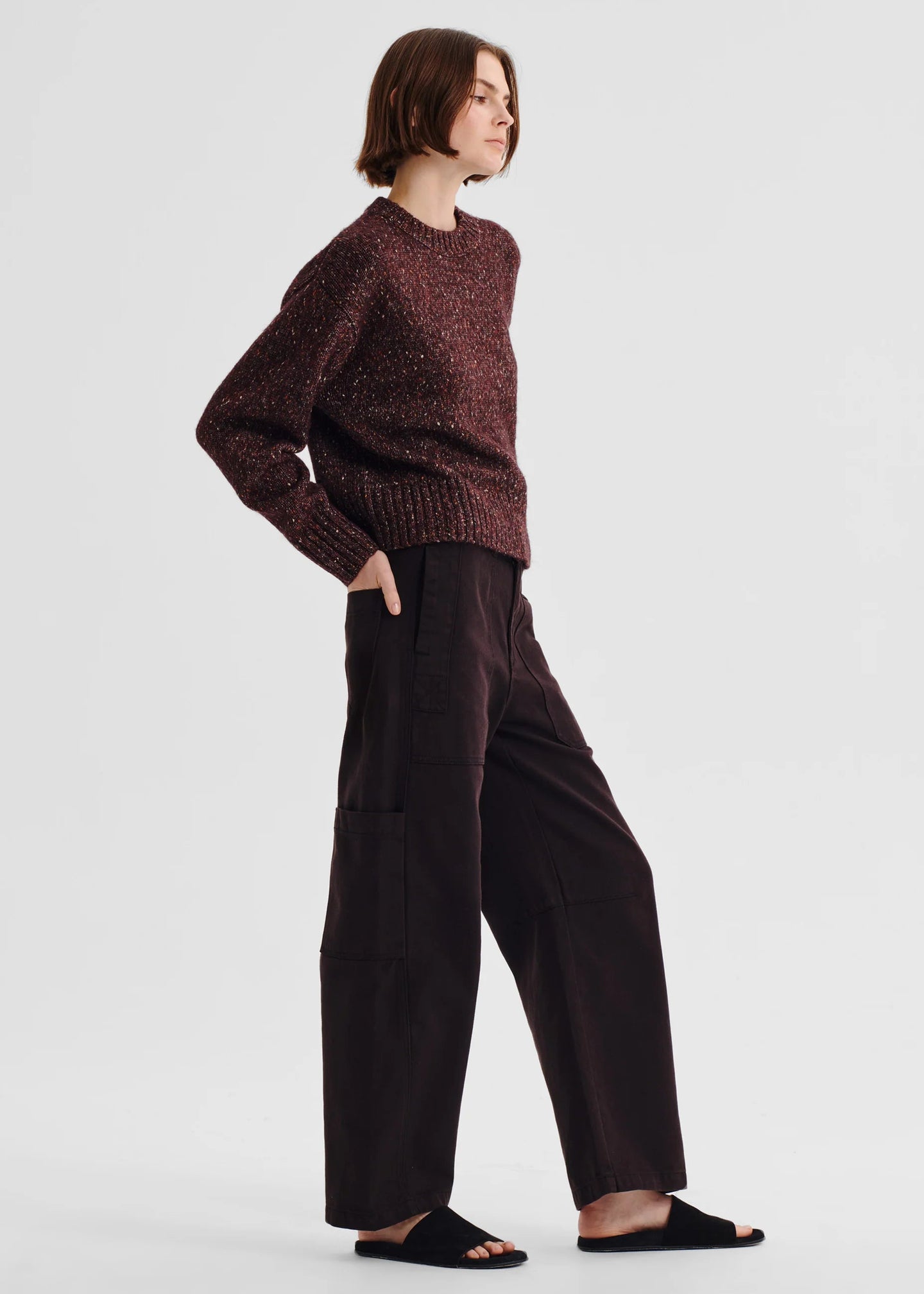 Zoe Knit Pullover - Boysenberry