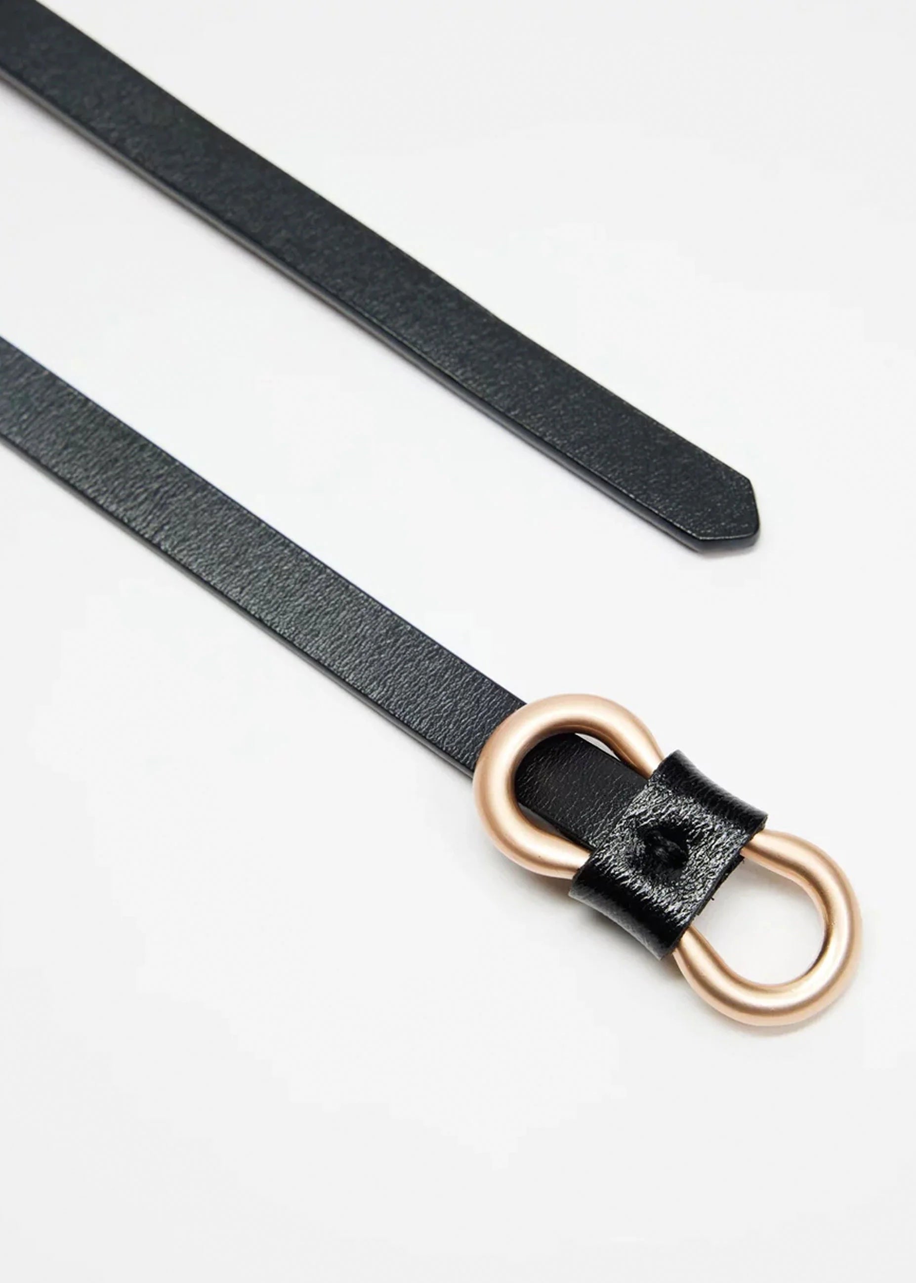 Black belt on whit background
