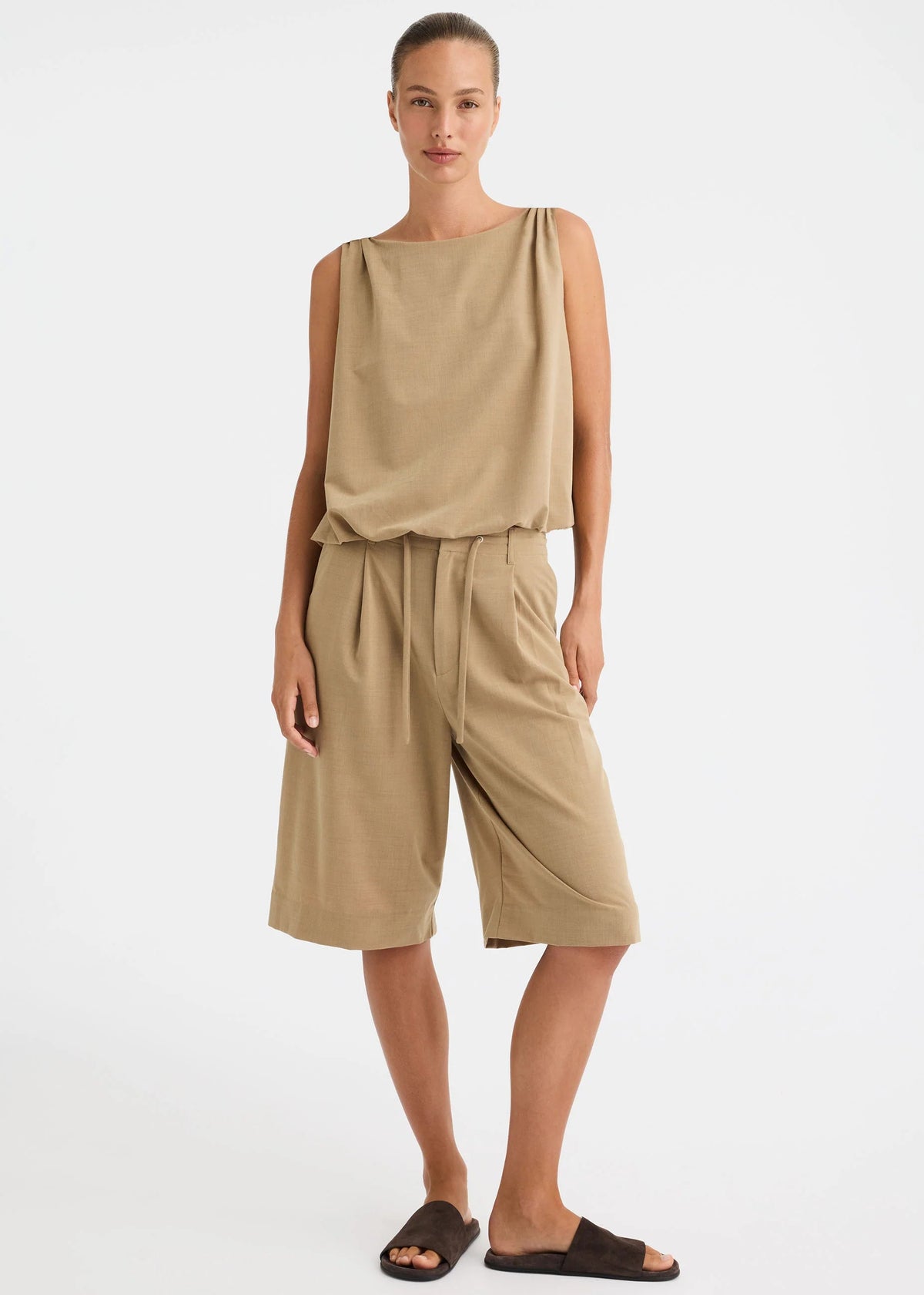 Brixton Bermuda Short - Biscuit