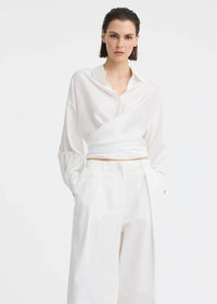 Morrison Celine Wrap Shirt - White