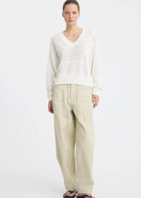 Charlie Cargo Pant - Chalk