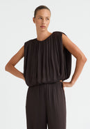 Preston Bubble Top - Espresso