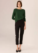 Silas Boat Neck Tee Green