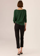 Silas Boat Neck Tee Green