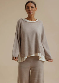 Retreat Cotton Twist Pullover - Sunset