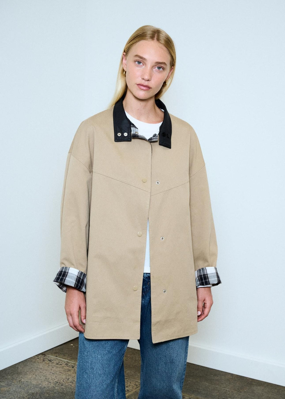 Little Lies Rylan Reversible Parka – Camel/Black