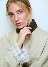 Little Lies Rylan Reversible Parka – Stone/Khaki