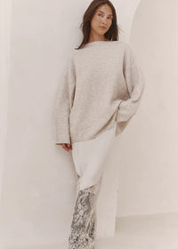Solene Lace Skirt - Moonbeam
