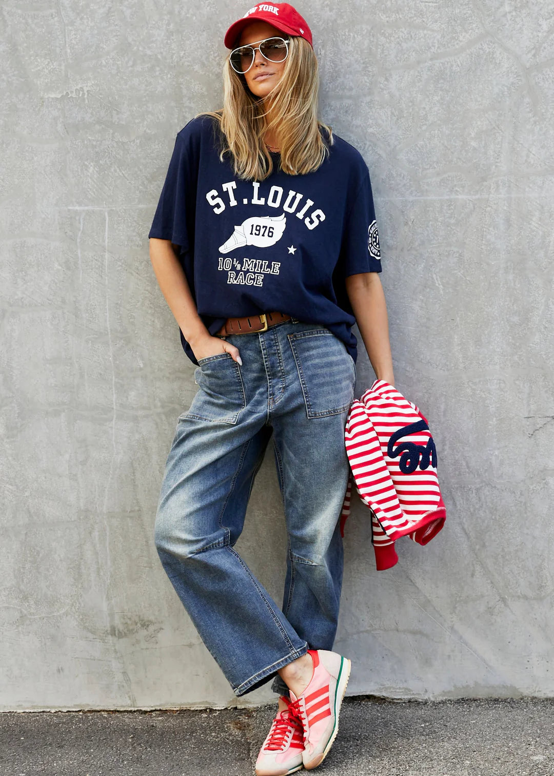 Graphic Crew Neck Tee