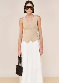 Marnie Knit Wrap Stone Top