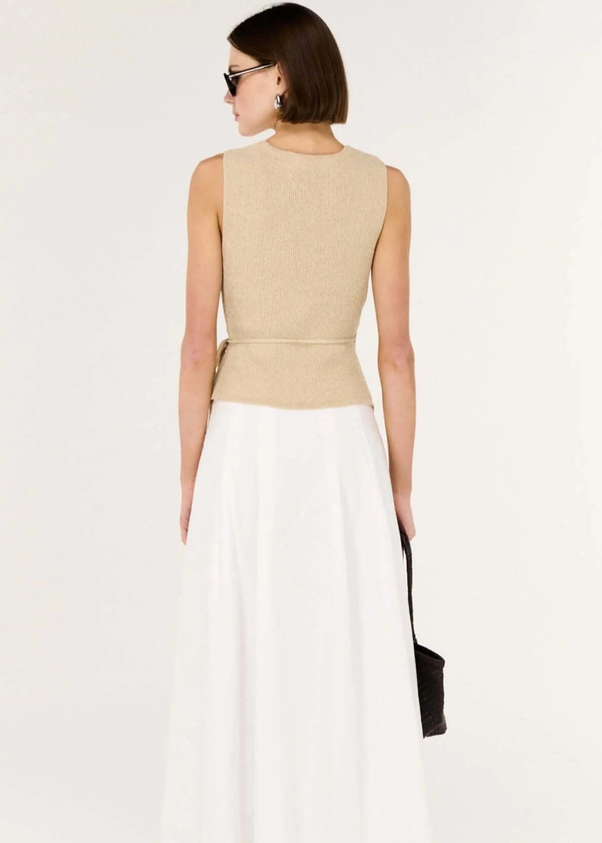 Marnie Knit Wrap Stone Top