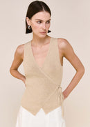 Marnie Knit Wrap Stone Top