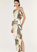 Ophiele Twist Midi Dress