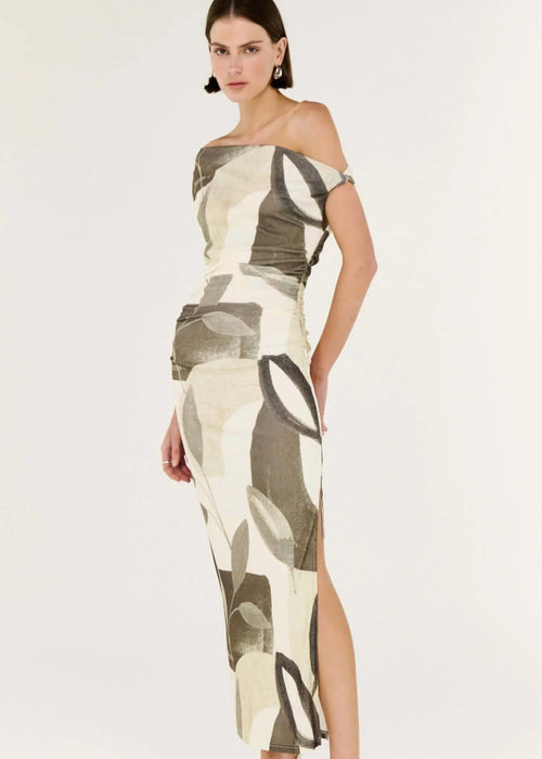 Ophiele Twist Midi Dress