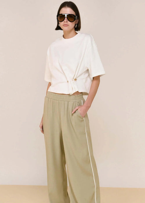 Dion Pant Sage Cream