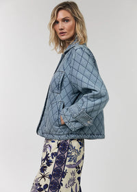 ViolaLL Quilted Jacket Lollys Laundry - Washed Denim