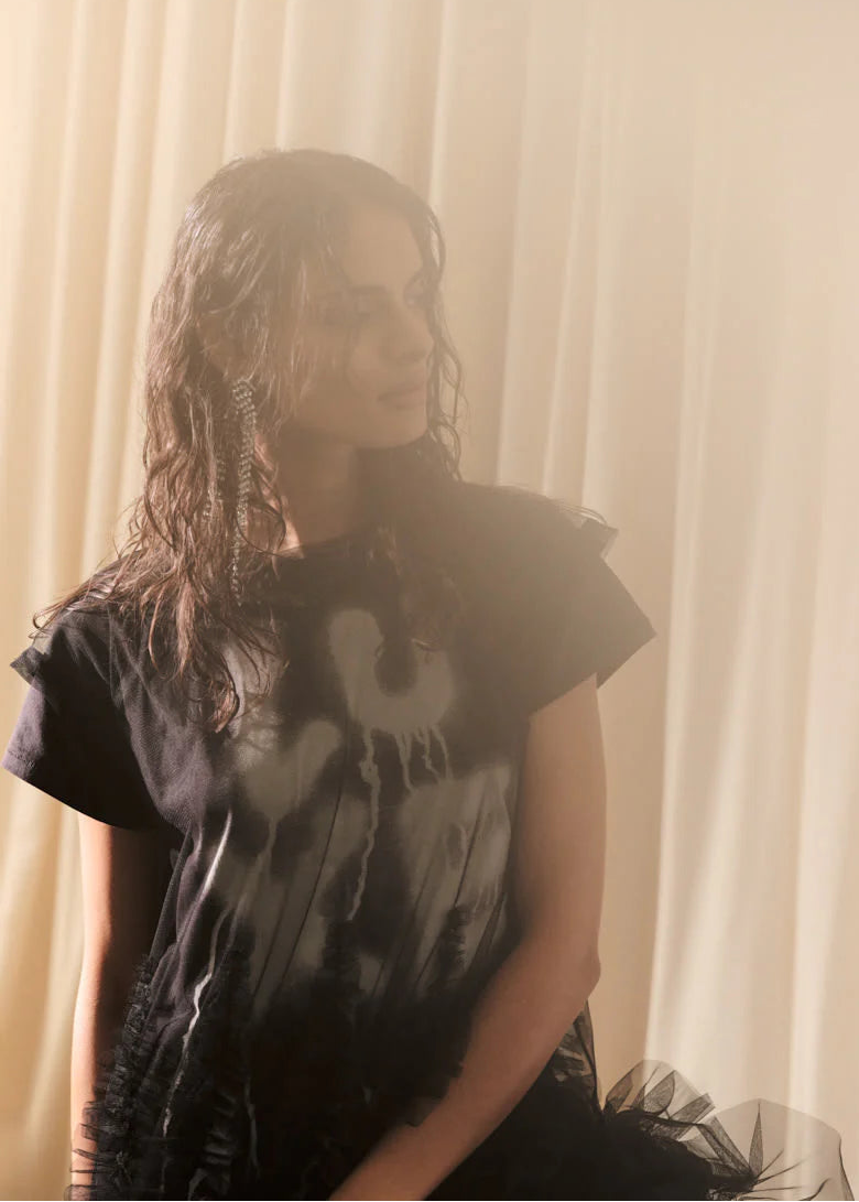 Ambla Luxe T-Shirt - Faded Black