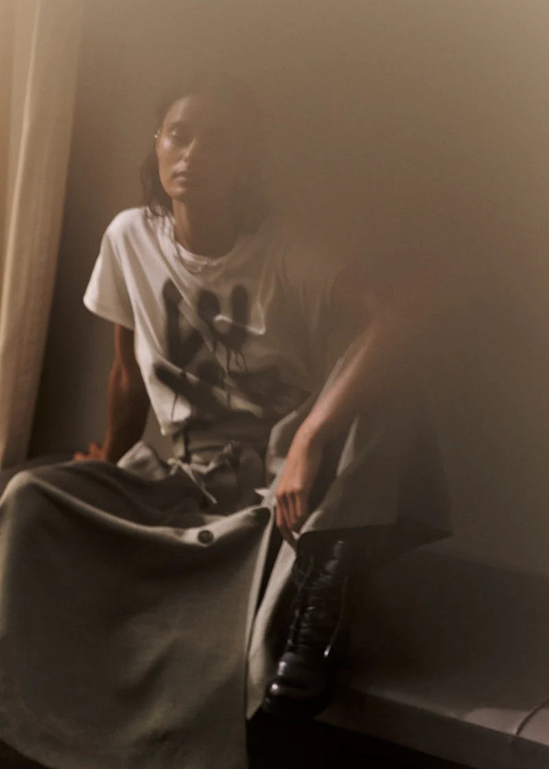 Ambla Luxe T-Shirt - Chalk