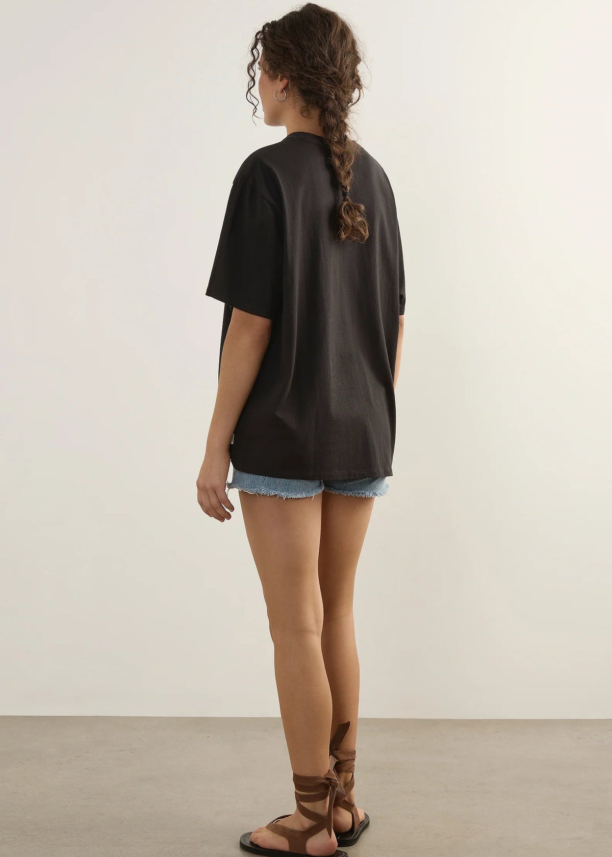 Citron Boyfriend Tee - Black