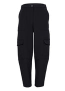 Black cargo pant on wite background