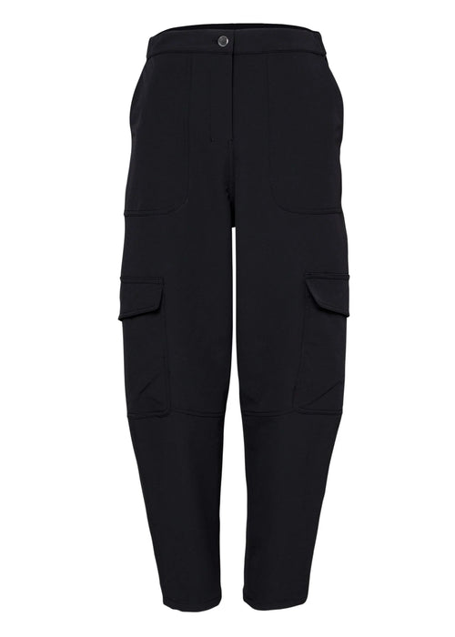 Black cargo pant on wite background
