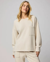 Scubasoft Crewneck Top - Pale Oak