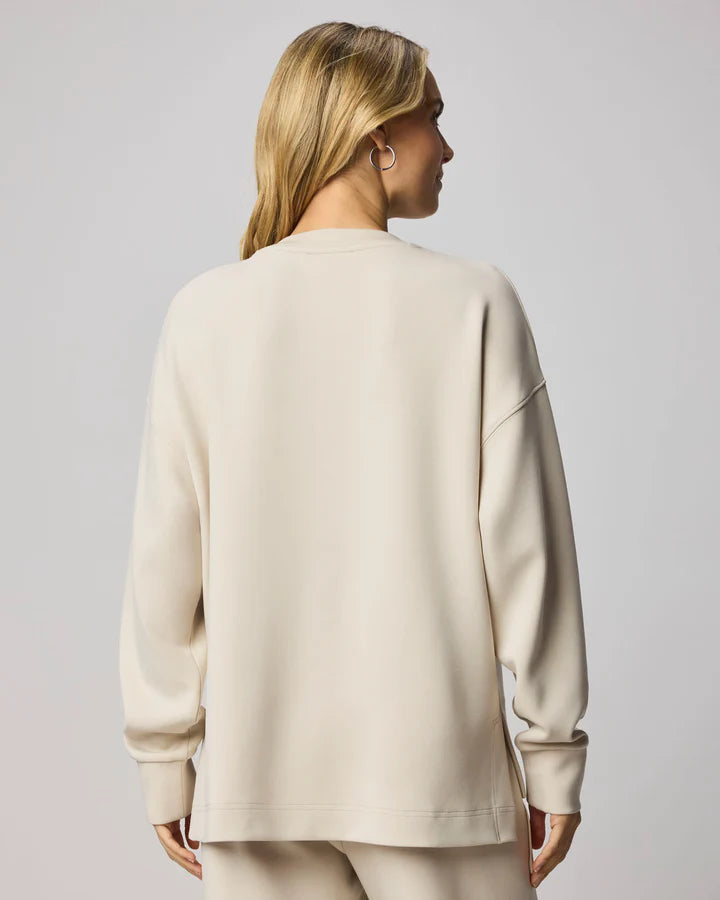 Scubasoft Crewneck Top - Pale Oak