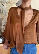 Lilya Chaminix Rust Top