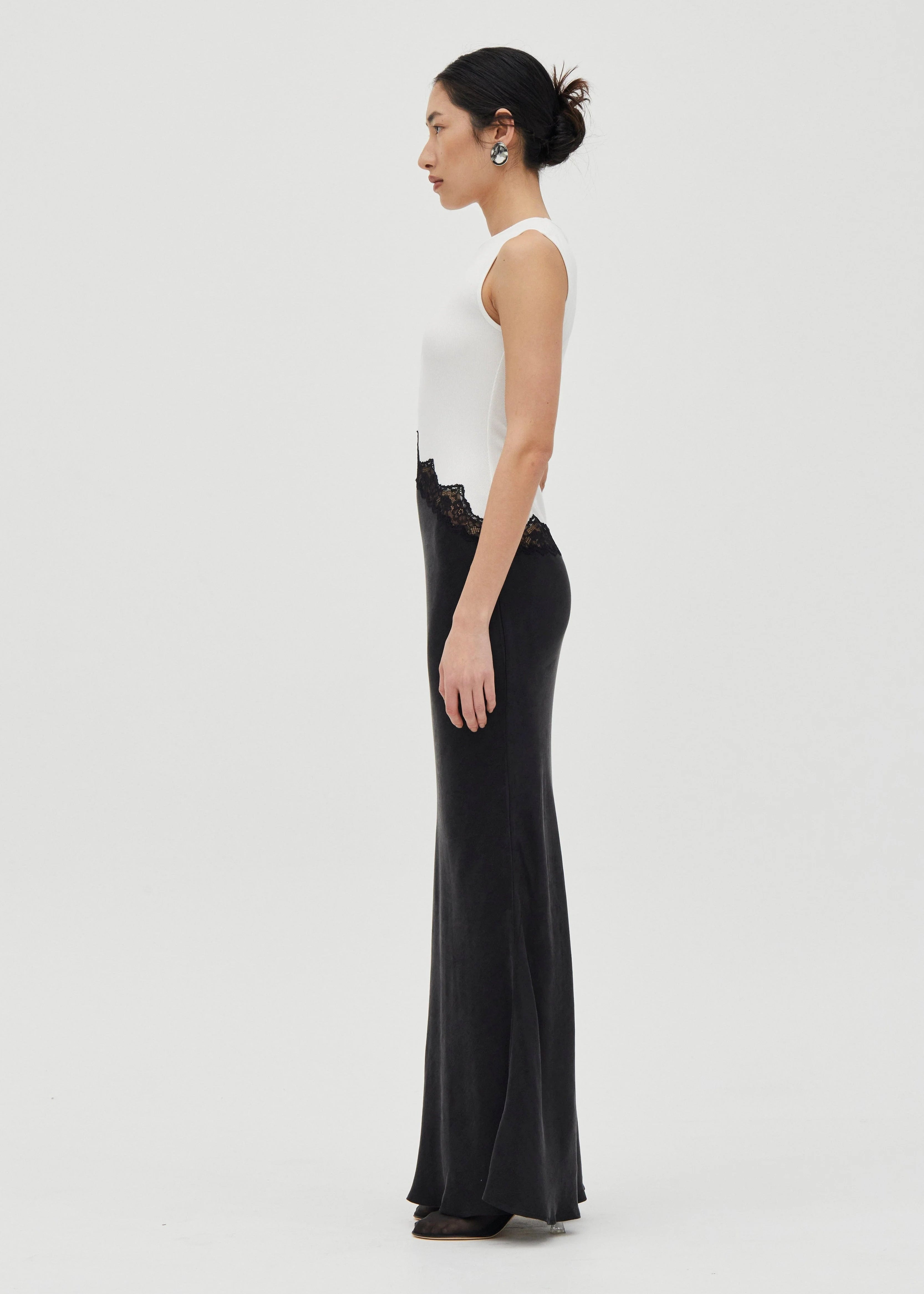 Echo Contrast Tank Dress Moonstone