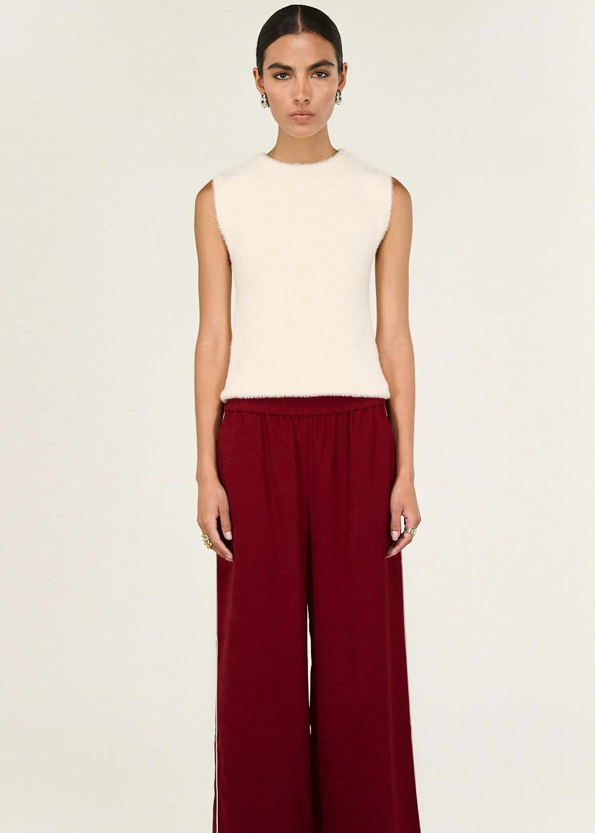 Marla Fluffy Knit Tank Top
