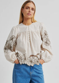 Second Female Elinor Blouse - Soft Beige
