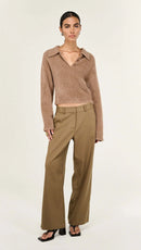 Ember Fluffy Polo Jumper