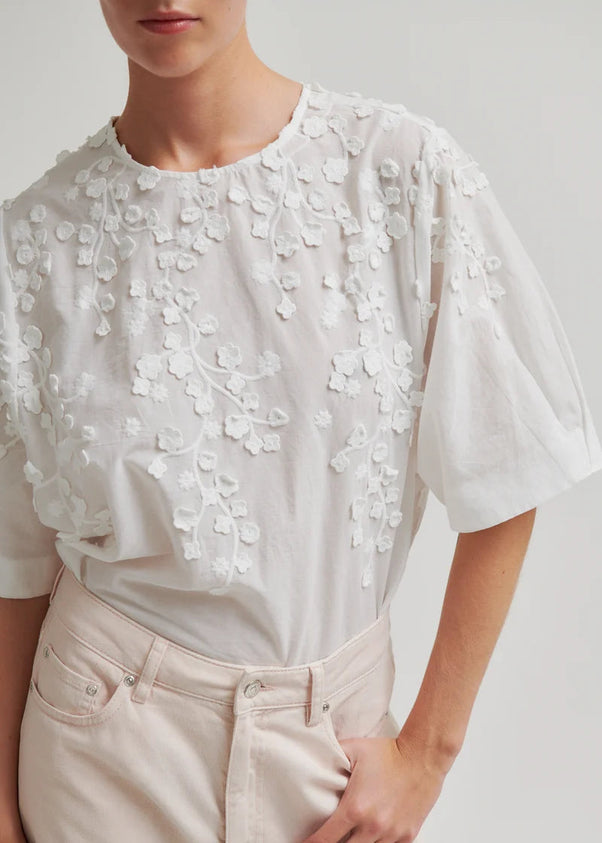 Farrow Detailed Blouse - White