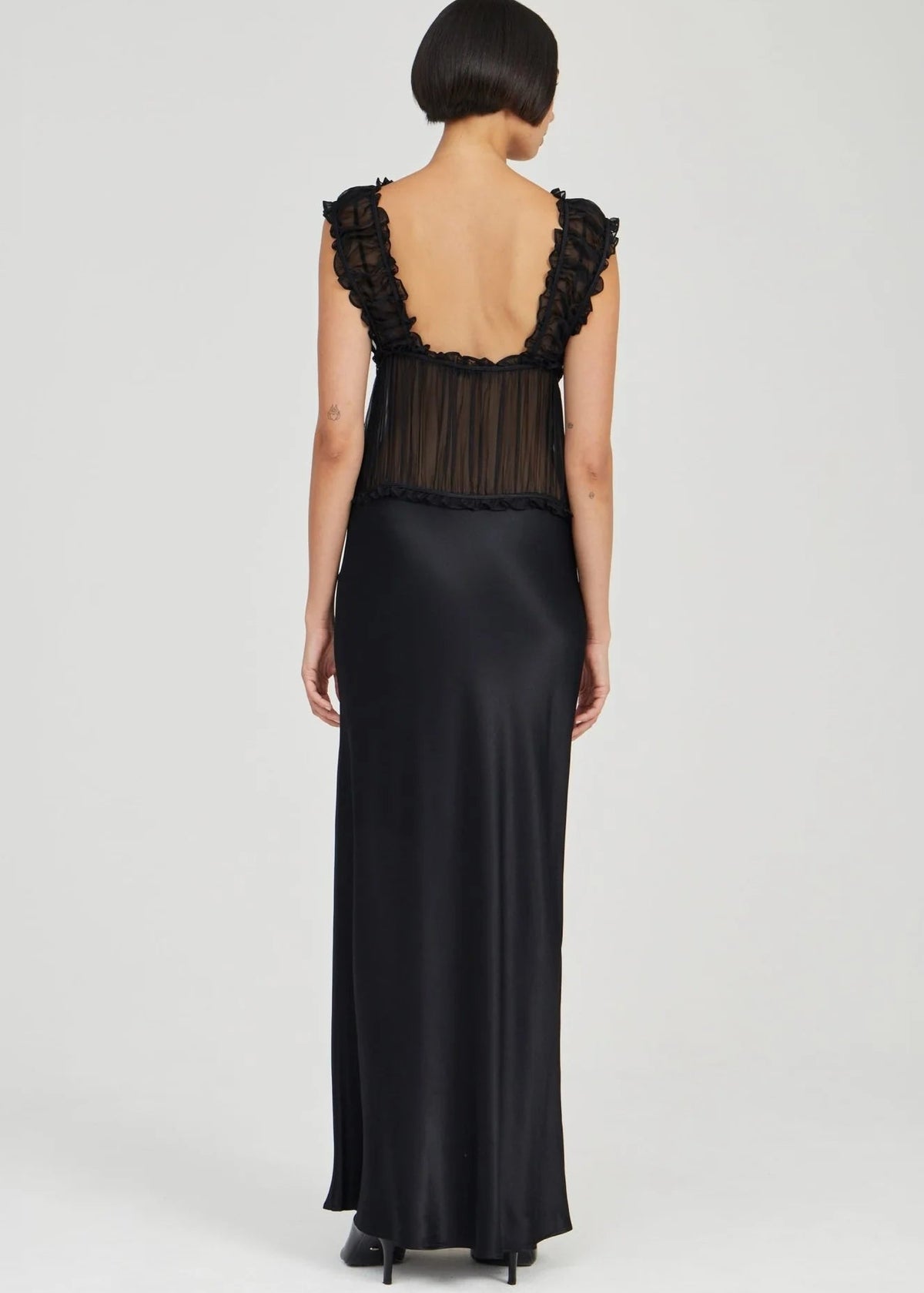 Held Floor Length Dress - Eclipse