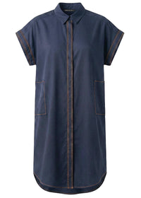 Juan Dress by Lounge The Label - Sea/Rust